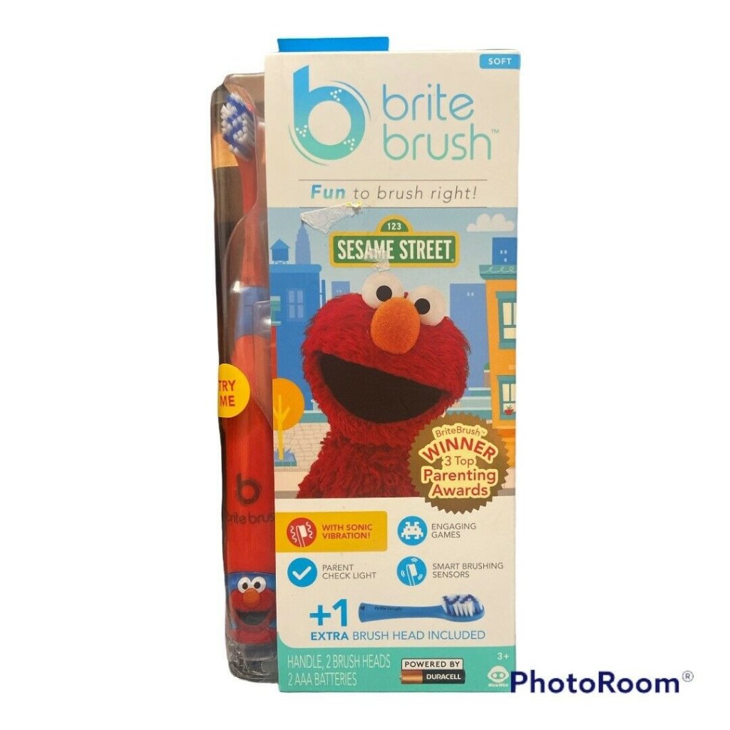 Brite Brush Interactive Sesame Street Elmo Toothbrush New